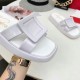 Replica Roger Vivier Vivier Slide Covered Buckle Mules in White Patent Leather UK replica Roger Vivier Vivier Slide Covered Buckle Mules in White Patent Leather UK