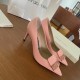replica Sergio Rossi SR1 Pumps 75mm In Pink Patent UK