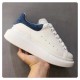 replica alexander mcqueenoversized sneakers with blue suede heel uk