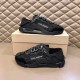 Dolce & Gabbana Black Lace Low Top Slip On Trainers Display Set Dolce & Gabbana Black Lace Low Top Slip On Trainers stacked pair resting on box