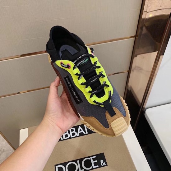 Replica Dolce & Gabbana 2383 DG488 Buddha Luxury Replica Dolce Gabbana Trainers Slip-On Grey/Yellow Uk - 2383 - Buddha Luxury