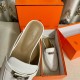 Replica Hermes 2951 H1814 Buddha Luxury Replica Hermesoz Mules In White Leather Uk - 2951 - Buddha Luxury