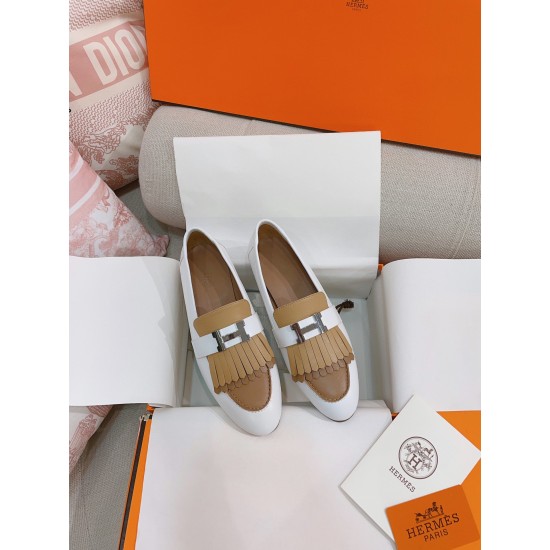 replica hermesroyal loafers in multicolor calfksin uk