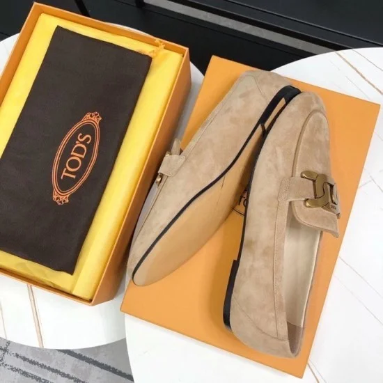 Replica Todskate Loafers In Beige Suede Leather Uk - 2600 - Buddha Luxury