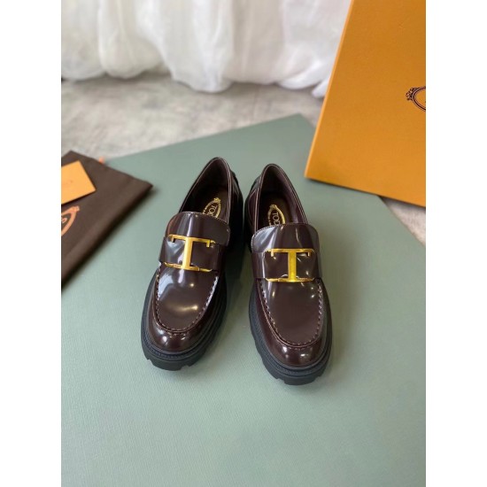 Replica Todsloafers In Brown Shiny Calfskin Uk - 2630 - Buddha Luxury