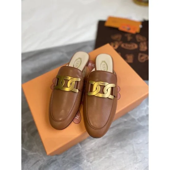 Replica Tods 2904 757 Buddha Luxury Replica Todsmules In Tan Smooth Calfskin Uk - 2904 - Buddha Luxury