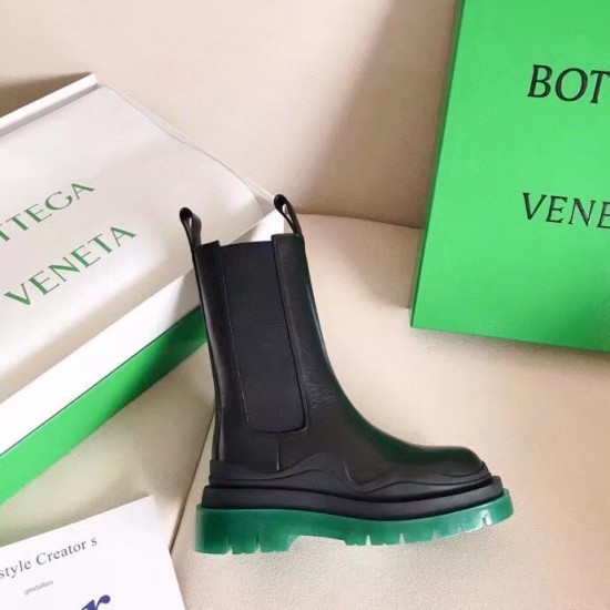 Replica Bottega Veneta Bv Tire Chelsea Boots With Green Outsole Uk - 2986 - Buddha Luxury