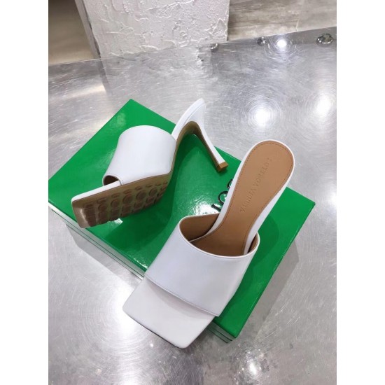 Replica Bottega Veneta Stretch Mules 90mm In White Lambskin UK replica Bottega Veneta Stretch Mules 90mm In White Lambskin UK