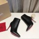 replica Christian Louboutin So Kate Booty 100MM In Black Leather UK