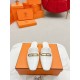 Replica Hermes 2937 H1510 Buddha Luxury Replica Hermes Esmee Mules In White Calfskin Uk - 2937 - Buddha Luxury