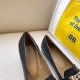 Replica Hermes Pegase Ballerina Flats In Black Calfskin Uk - 2597 - Buddha Luxury