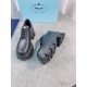 Replica Prada 2242 P1654 Buddha Luxury Replica Prada Monolith Lace-Up Shoes In Black Brushed Leather Uk - 2242 - Buddha Luxury