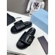 Replica Prada Slides In Black Soft Padded Nappa Leather UK replica Prada Slides In Black Soft Padded Nappa Leather UK