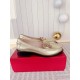 Replica Roger Vivier Metal Buckle Morsetto Loafers in Gold Nappa Leather UK replica Roger Vivier Metal Buckle Morsetto Loafers in Gold Nappa Leather UK