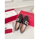 replica Roger Vivier Mini Broche Buckle Loafers in Black Patent Leather UK