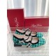 Replica Roger Vivier Tres Vivier Strass Buckle Mini Babies Ballerinas In Green Fabric Uk - 2247 - Buddha Luxury