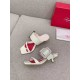 Replica Roger Vivier Viv Choc Side Strass Buckle Mules in White Leather UK replica Roger Vivier Viv Choc Side Strass Buckle Mules in White Leather UK