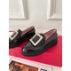 replica Roger Vivier Viv Rangers Strass Loafers In Black Patent Leather UK