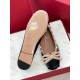 Replica Valentino Rockstud Ballerina In Black Patent Leather Uk - 2475 - Buddha Luxury