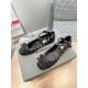 replica Valentino Rockstud Ballerina In Black Satin UK