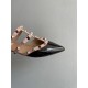 Replica Valentino Rockstud Flat Mules In Black Patent Leather UK replica Valentino Rockstud Flat Mules In Black Patent Leather UK
