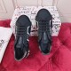 Dolce & Gabbana Custom 2.Zero Top View in black and white Top-down view of black low-top trainers showing insoles and laces in black and white