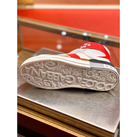 replica dolce & gabbanared custom 2.zero high-top sneakers uk