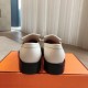 replica hermesimpact loafers in white leather uk