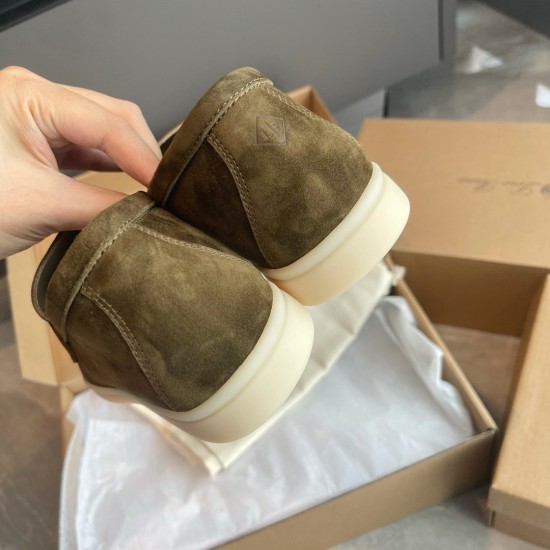 Replica loro pianasummer charms walk loafers in olive suede leather uk replica loro pianasummer charms walk loafers in olive suede leather uk