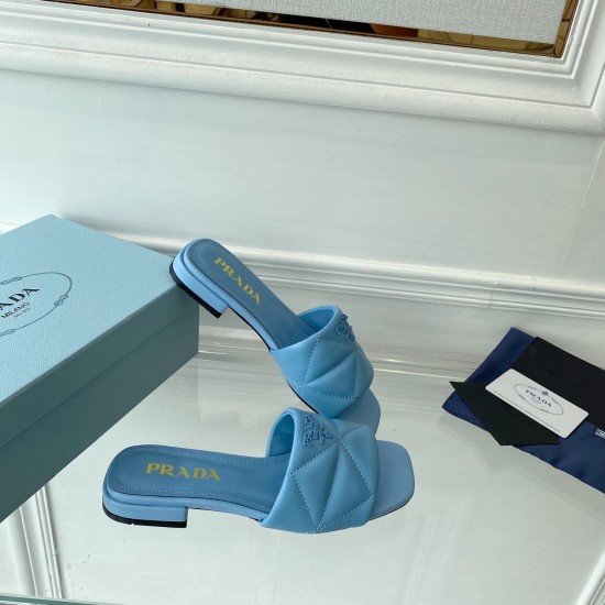Replica pradaslides sandals in light blue nappa leather uk replica pradaslides sandals in light blue nappa leather uk