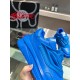 Versace Odissea Blue Leather Trainer Midsole Detail Detailed side profile of the blue Versace Odissea leather trainer platform sole