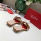 Replica Roger Vivier Covered Buckle Mules in Brown Leather UK replica Roger Vivier Covered Buckle Mules in Brown Leather UK