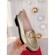 Replica Roger Vivier Metal Buckle Morsetto Loafers in Gold Nappa Leather UK replica Roger Vivier Metal Buckle Morsetto Loafers in Gold Nappa Leather UK