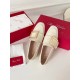 replica Roger Vivier Soft Metal Buckle Loafers in White Leather UK