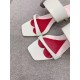 Replica Roger Vivier Viv Choc Side Strass Buckle Mules in White Leather UK replica Roger Vivier Viv Choc Side Strass Buckle Mules in White Leather UK