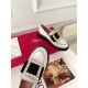 Replica Roger Vivier Viv Rangers Stitch Strass Loafers In White Leather UK replica Roger Vivier Viv Rangers Stitch Strass Loafers In White Leather UK