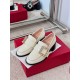 Replica Roger Vivier Viv Rangers Strass Buckle Loafers in White Patent Leather UK replica Roger Vivier Viv Rangers Strass Buckle Loafers in White Patent Leather UK