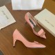 replica Sergio Rossi SR1 Pumps 75mm In Pink Patent UK