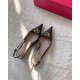 replica Valentino Bold Edition VLogo Slingback Ballerinas in Black Leather UK