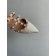 Replica Valentino Rockstud Flat Mules In Opal-grey Patent Leather UK replica Valentino Rockstud Flat Mules In Opal-grey Patent Leather UK