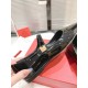 Replica Valentino Tiptoe Ballet Flats In Black Patent Leather Uk - 2530 - Buddha Luxury
