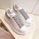 Replica Alexander Mcqueen Trainers Oversized  With Silver Glitter Heel Uk - 2279 - Buddha Luxury