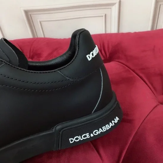 Replica Dolce & Gabbana 2390 DG495 Buddha Luxury Replica Dolce Gabbana Trainers Portofino In Black Leather Uk - 2390 - Buddha Luxury