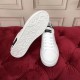 Dolce & Gabbana Portofino trainer sole showing patterned rubber tread in white