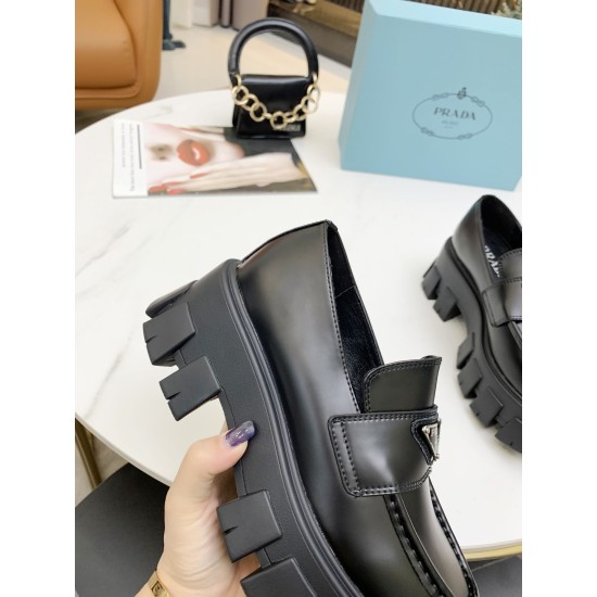 Replica pradamonolith loafers in black brushed leather uk replica pradamonolith loafers in black brushed leather uk