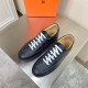 Replica Hermes 2439 H639 Buddha Luxury Replica Hermes Trainers Boomerang In Black Epsom Leather Uk - 2439 - Buddha Luxury