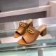 Replica Hermes Camilla Mules 60Mm In Brown Calfskin Uk - 2865 - Buddha Luxury