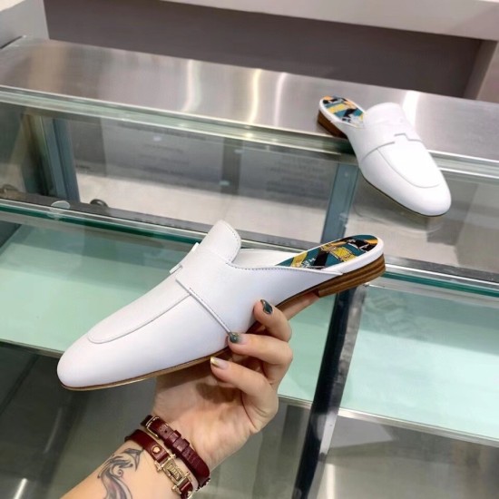 Replica Hermes 2863 H462 Buddha Luxury Replica Hermes Catena Mules In White Calfskin Uk - 2863 - Buddha Luxury
