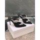 Replica Manolo Blahnik Lurum Crystal 90Mm Mules In Black Satin Uk - 2254 - Buddha Luxury