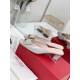 replica Roger Vivier Belle Vivier Metal Buckle Mules in Blue Patent Leather UK